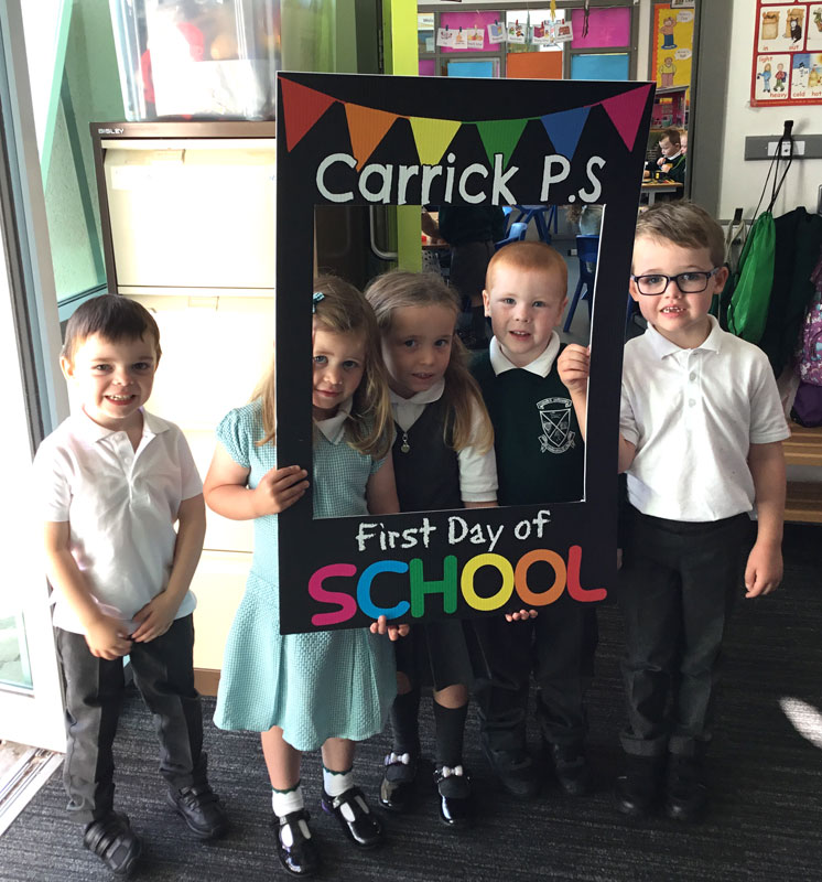 First Days In Mrs Kelly S P1 Carrick Primary School